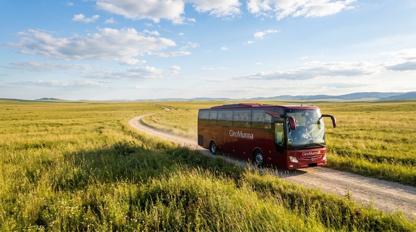 GiroMunna autobus colline toscane