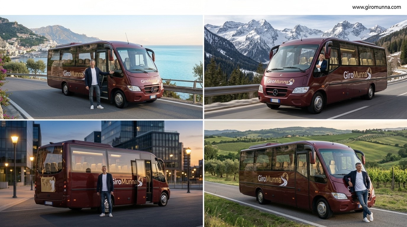 GiroMunna — autobus in location
